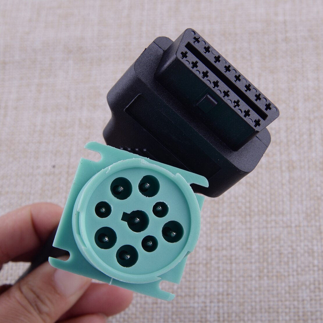Car Auto OBD2 Truck Y Splitter Cable Adapter Connector Accessories Fit for J1939 9 Pin Male to Female And 16 Pin long