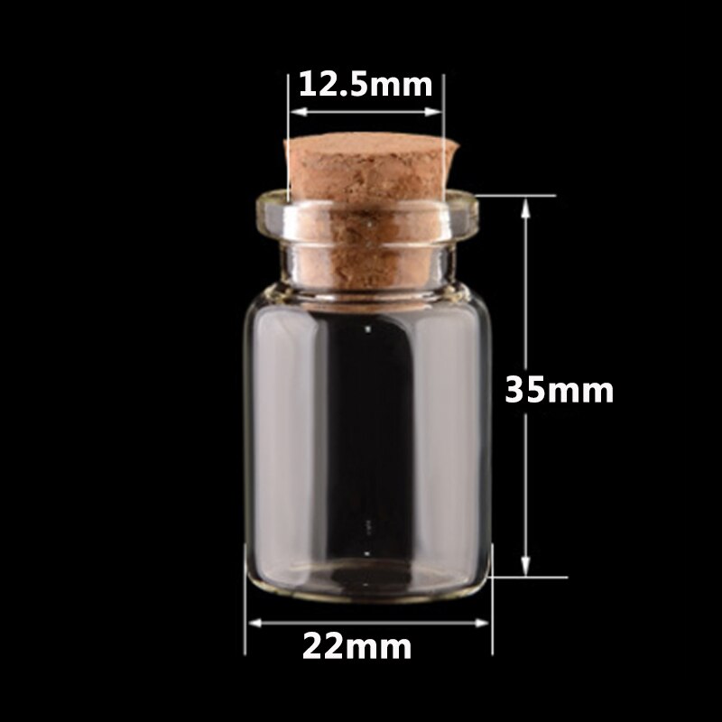 10 24*12mm kleine glasflaschen weckglas nachricht flasche günstige Kork flasche DIY kleine glas flasche Mini Container: 22 35 12.5