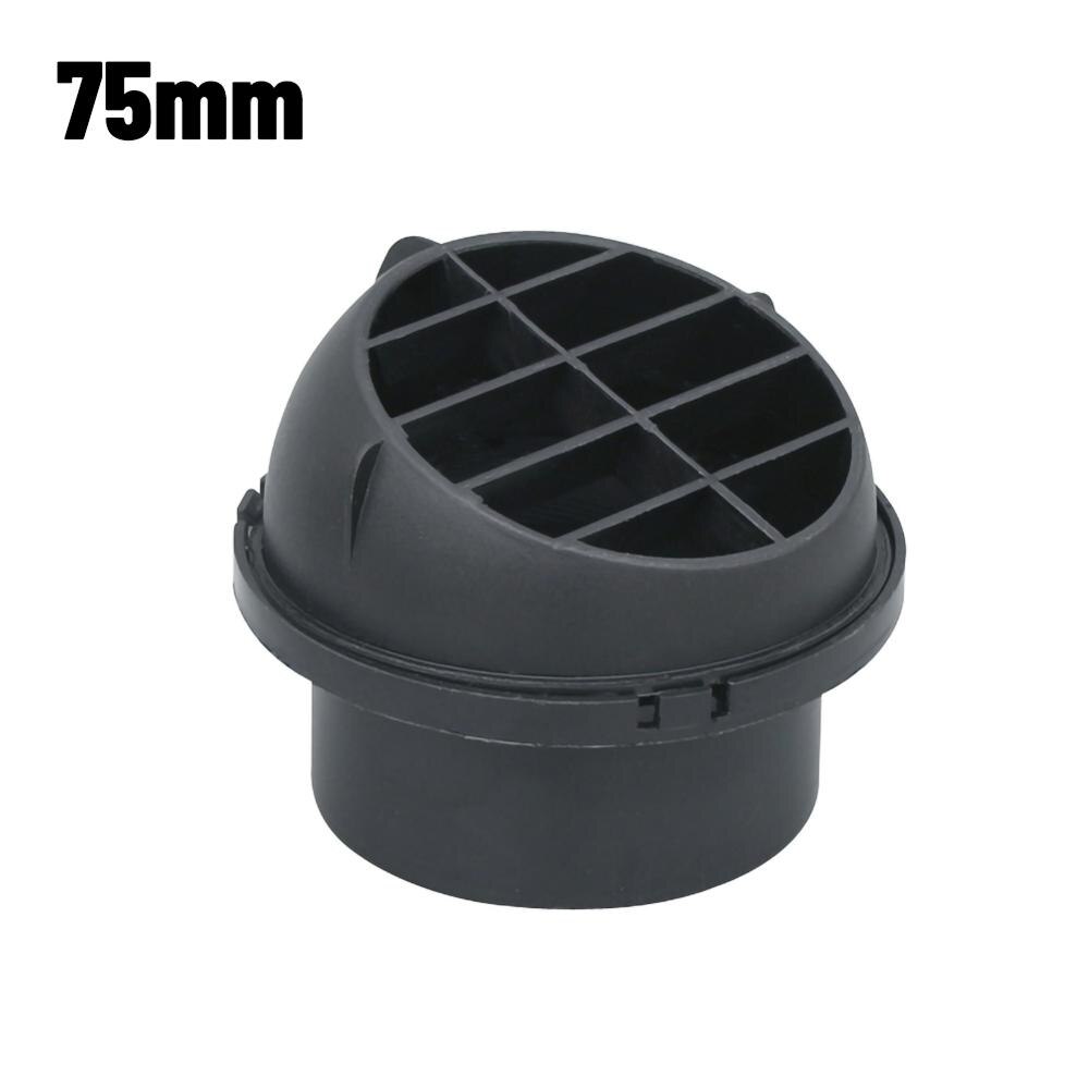 60Mm 75Mm Auto Heater Duct Warm Air Vent Outlet Voor Eberspacher Webasto/Propex 360 Draaien Warm luchtuitlaat Voor Diesel Heater: 75mm