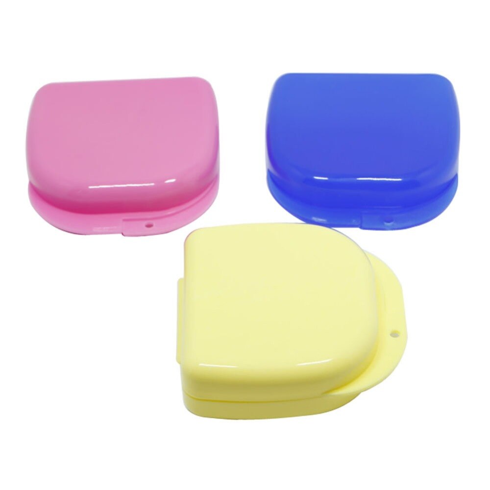 1Pcs PE Dental Mouthguard Teeth Brace Case Box Orthodontic Retainer Dentures Storage