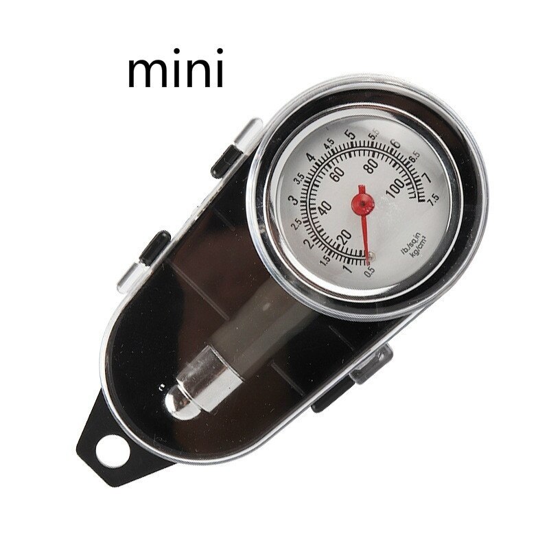 Digital Tire Inflator with Pressure Universal Car Tyre Pressure Gauge Max Test 220Psi Tyre Tire Inflator Gun Round Dial Air: Mini