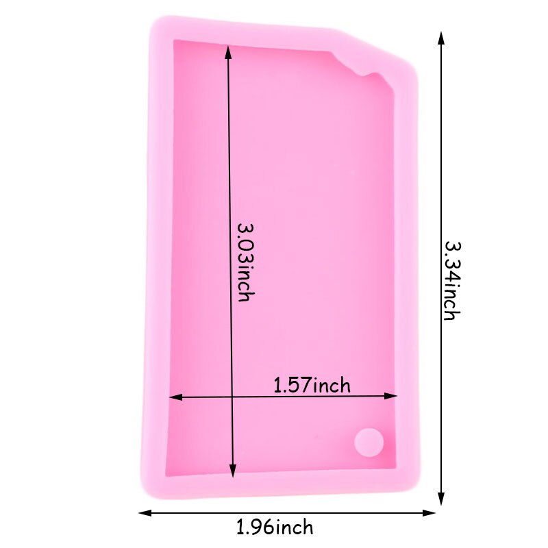 Shiny Glossy Kansaa United States Map Epoxy Resin Craft Keychain Silicone Mold Polymer Clay Pendant Molds Phone Grip Moulds