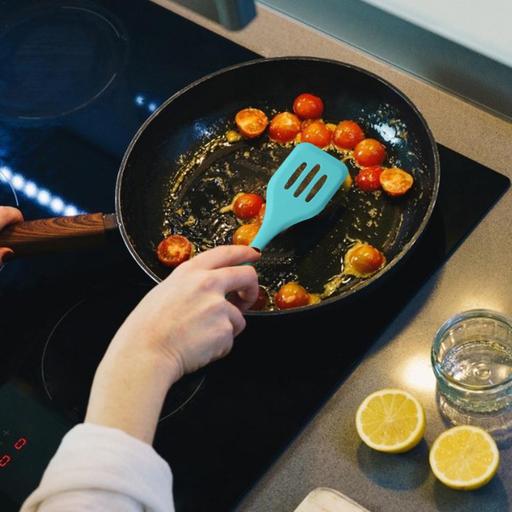 Kitchen Cookware Silicone Kitchenware Non-stick Cookware Cooking Tool Spatula Egg Beaters Whisk Leaking Shovel Utensils Set