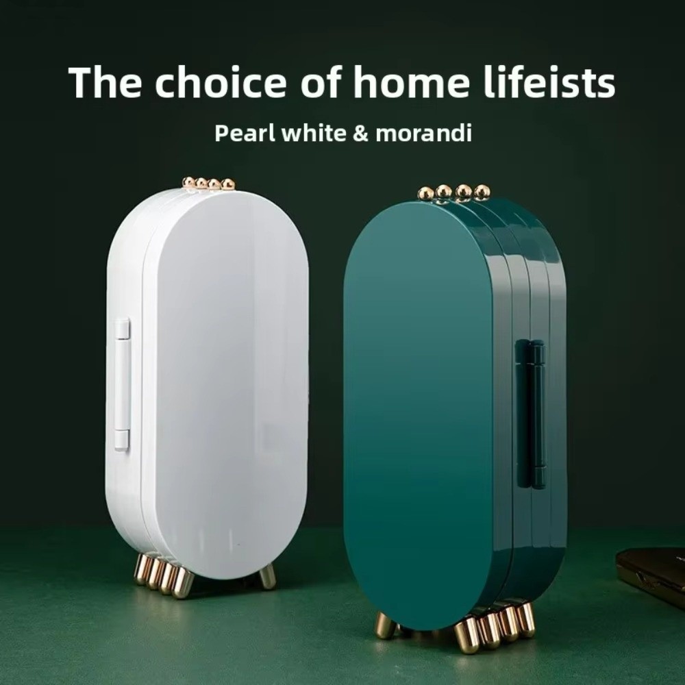 Huishoudelijke schoonmaakmiddelen, sieradenopbergdoos, sieradenrek, sieradenhouder, oorbellenhouder