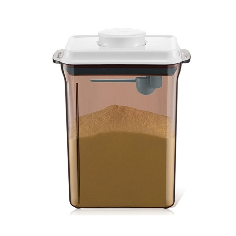 One-touch Airtight Food Storage Container Baby Milk Powder Dispenser for Pantry Organization Coffee Cereal Flour Sugar