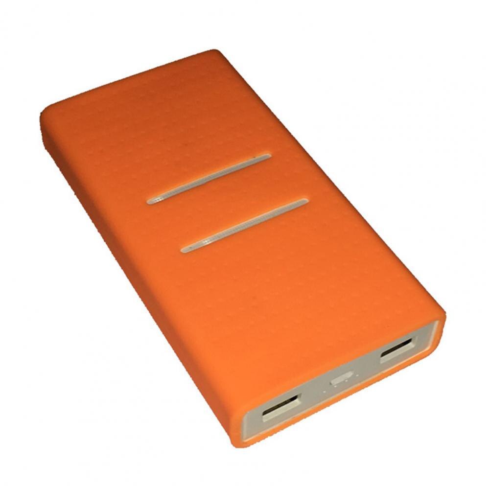 Stofdicht Effen Kleur Zachte Siliconen Case Beschermhoes Voor Xiaomi 20000Mah Power Bank