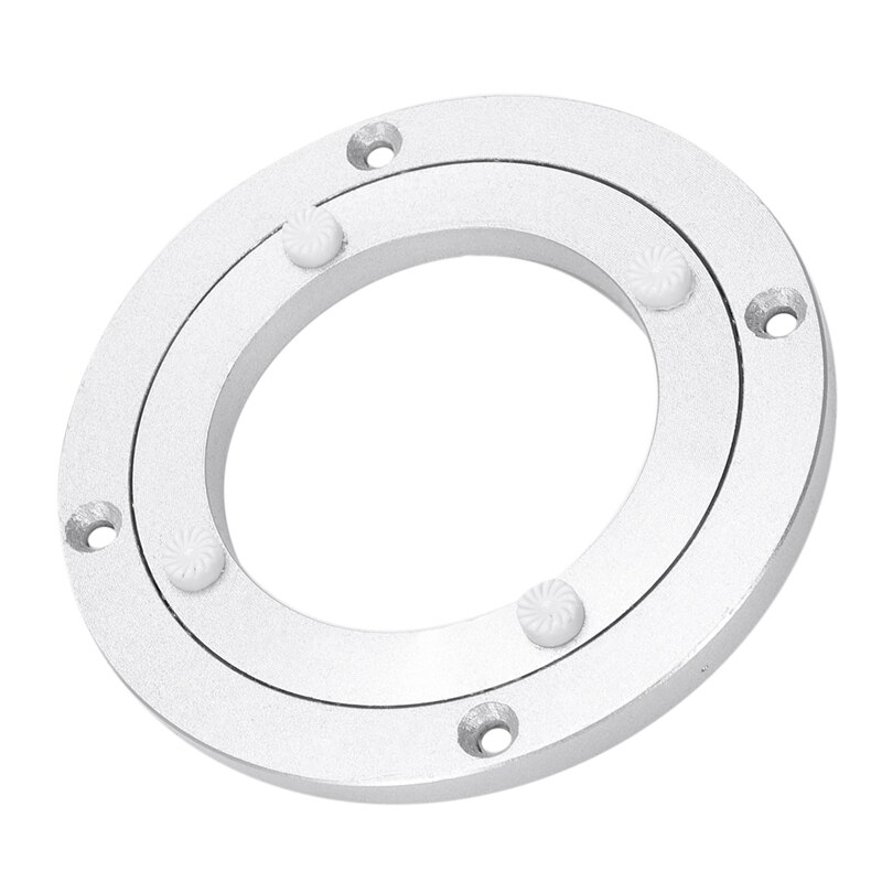 Obrotowy stół obrotowy ze stopu aluminium okrągły stół gładka patera obrotowa (140mm)