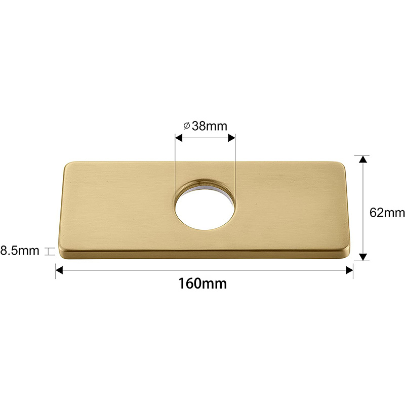 Kitchen Faucet Accessories Hole Cover Deck Plate Bathroom Sink Unused Mounting Escutcheon Basin Faucet Base Cover