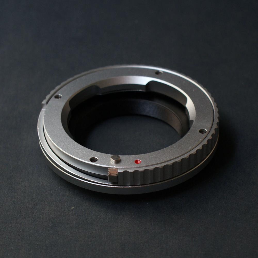 Silver Macro Focusing Adapter For Leica M Lens to Sony E Mount Camera NEX-5T A7