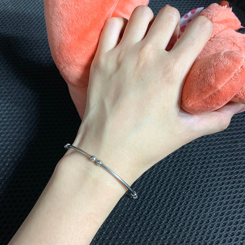Gepolijst Roestvrij Staal Kralen Armbanden Verstelbare Armband Voor Meisjes Stijl Charme Sieraden