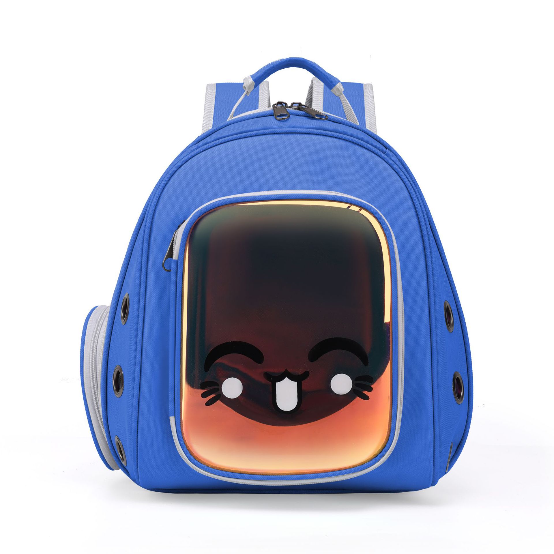 Pet Carrier Bags Astronaut Space Capsule Backpack For Cats Small Dogs Portable Doggie Kitten Cat Travel Bag Outdoor Puppy: blue