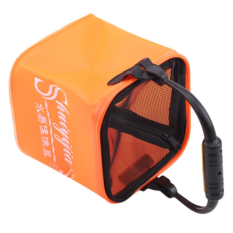 Jakość przenośne składane wiadro pojazdu wiadro wędkarskie płótno składane żywe wiadro na ryby zbiornik sprzęt wędkarski pudełko rybackie sprzęt