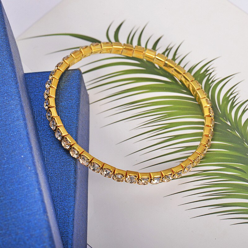 4 Stks/set Mode Vrouwelijke Armbanden Goud Rvs Crystal Stars Moon Armband Partij Sieraden Accessoires Voor Vrouwen