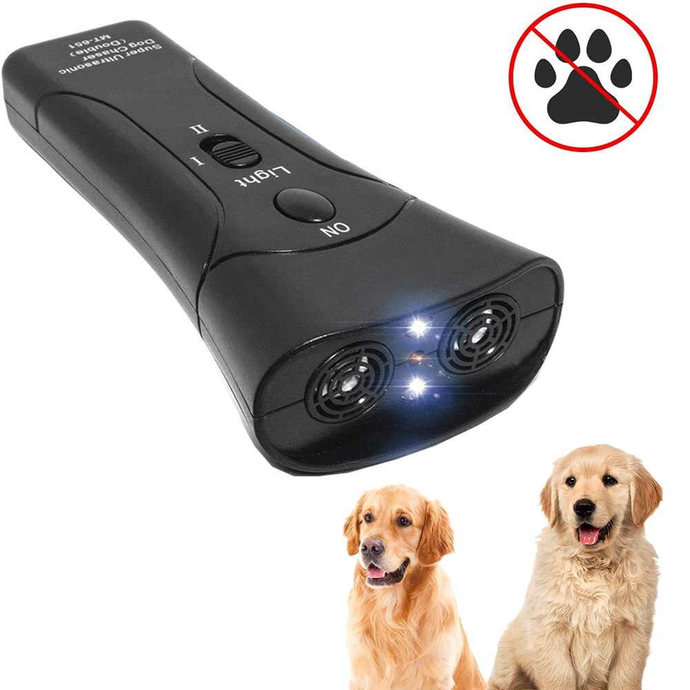 Haustier Hund Repeller Anti Bellen Stopp Borke Ausbildung Gerät Trainer LED Ultraschall Anti Bellen Ultraschall Ohne Batterie