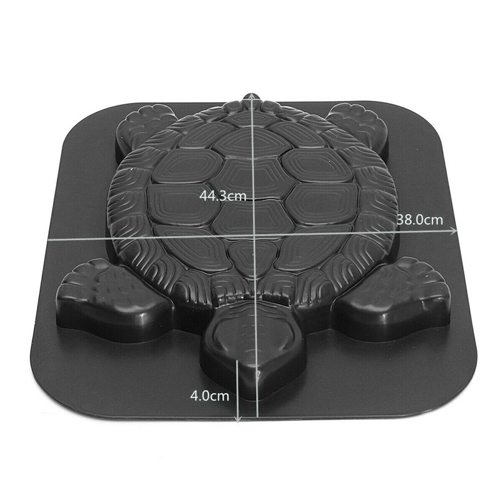 Turtle Shape Plastic Path Mold Manually Concrete Cement Stepping Stone Mould Road Making Tool Paving Molds for Garden Decor