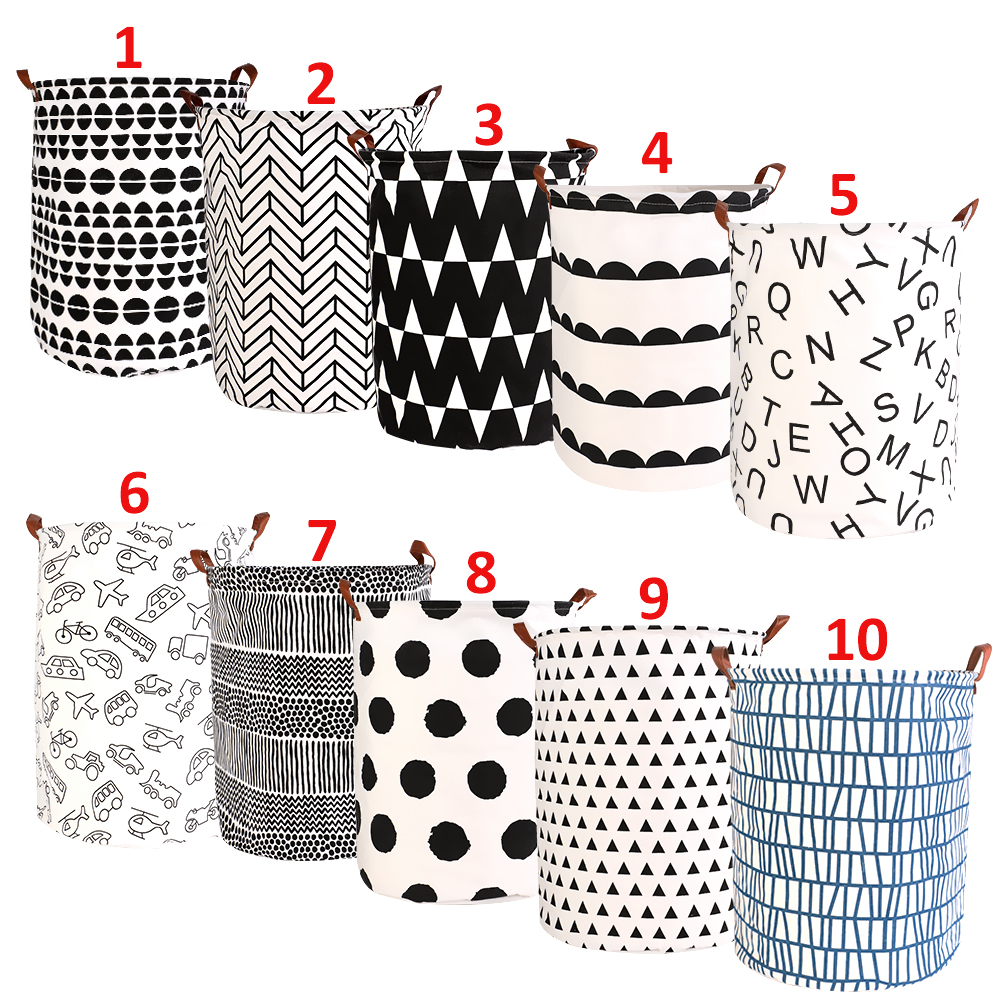 Foldable Laundry Basket Large Capacity Laundry Hamper Dirty Clothes Storage Organizer Bucket Homehold Storage Bag