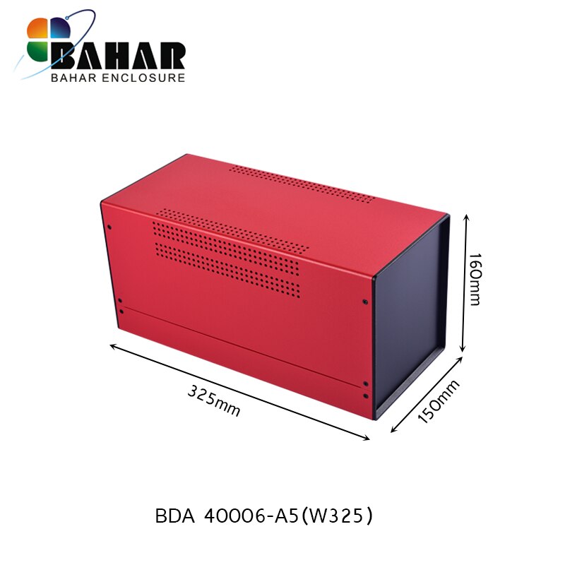 325*160*150mm ijzeren behuizing diy instrument case voor Draad connectors elektronische behuizing producten project doos ijzer behuizing: BDA40006-A5(W325)BTS