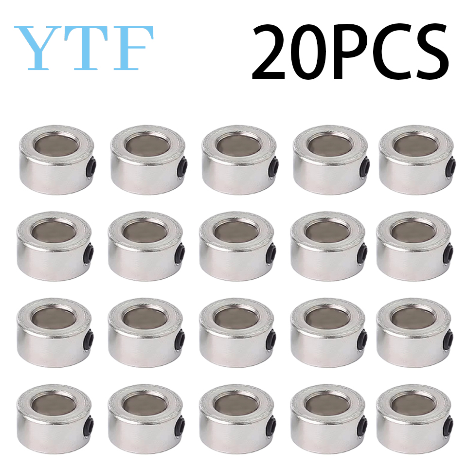 5-100PCS 8mm As Lock Kraag T8 Lood Schroef Lock Ring Rvs Isolatie voor 3D printer Koper 3D Printers Onderdelen: Blauw