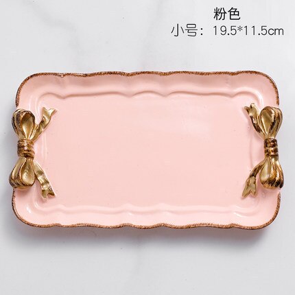 Nis retro hars opberglade snoepkleurige sieraden strik ketting dessert opbergbord thuiskantoor desktop decoratie mini lade: 9