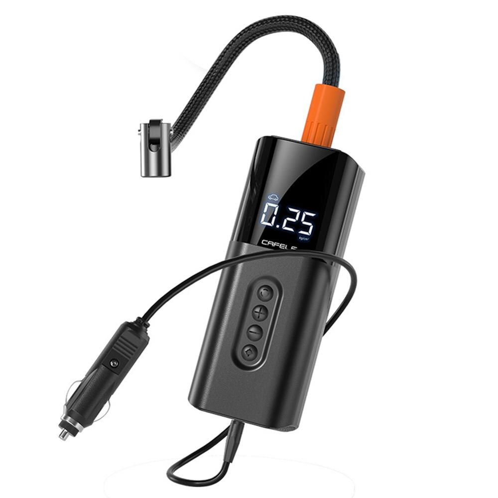 Protable Electric Car Air Compressor Car Air Pump Digital Pressure Gauge Mini Tire Inflator Auto Tyre Pump High Pressure Tire: Default Title