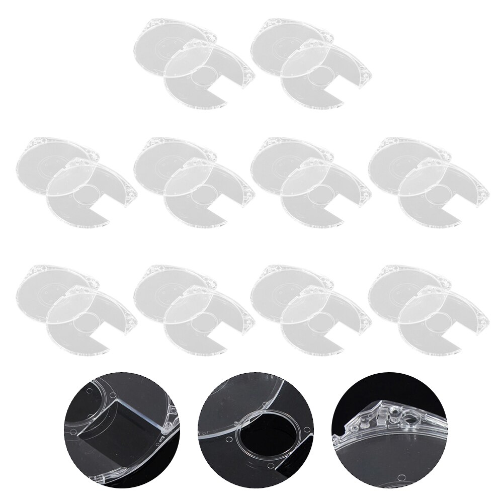 10PCS Game Disc Shell Compatible with UMD Disc Protective Carrying Storage Case
