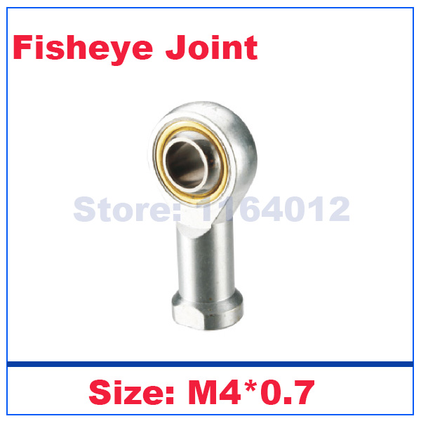 Mini air cylinder female thread M4/M5/M6/M8/M10/M12 Fisheye joint Rod ends bearings connecting rod PHS3L drawbars NHS ball head: M4x07