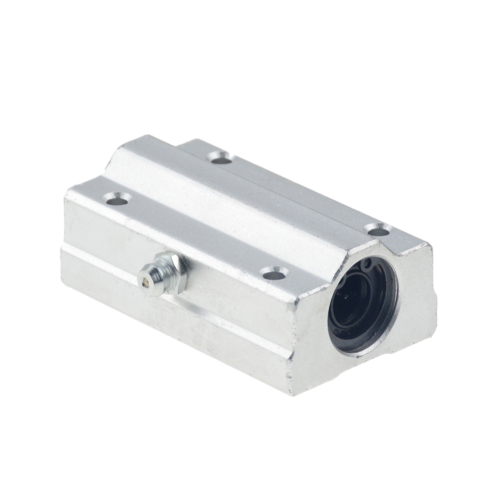 2 kpl/erä  sc8 luu scs 8 luu 8mm pitkä tyyppinen lineaarinen kuulalaakerilohko cnc reititin  lm8 luuholkki tyynylohko lineaariakseli cnc osat