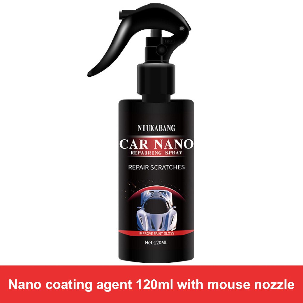 500ML Automotive Ceramic Nano Coating Liquid Coatin Nano Hydrophobic Layer Polishing Paint Coating Agent Car polish Nano Coating: 120ml