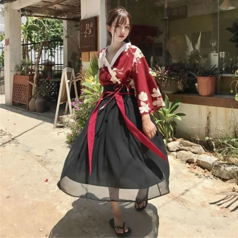 Robe Kimono für Füllungen und Femmes, Stil Japonais Columbro, Vintage Hanfu Haori Kawaii, Gießen Sie Fête, Yukata, Vêtements Asiatiques, j
