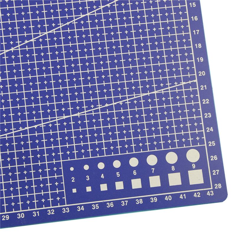Tapetes de corte de costura de Reversible, alfombrilla de corte de grabado, herramientas manuales hechas a mano, A3/45x30cm, 1 unidad