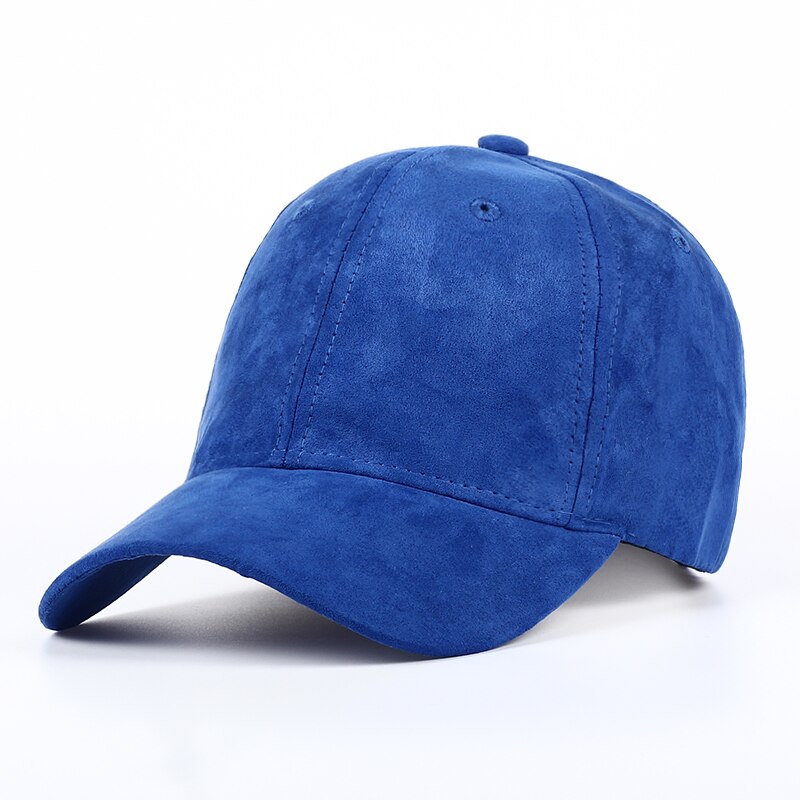 Unisex Fluwelen Adjuable Baseball Cap Soft Hoeden voor Mannen Hip Hop Effen Kleur Vintage Warm Mens Snapback Caps Lente hoed