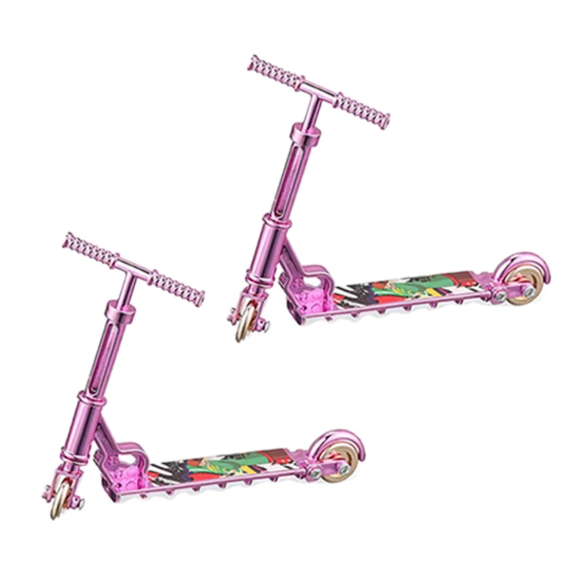 2 sztuk interaktywny mini hulajnoga klawiatura popis kaskaderski zabawki na palec stop malutki sztuczka skuter palca ruch deskorolka urodziny prezenty