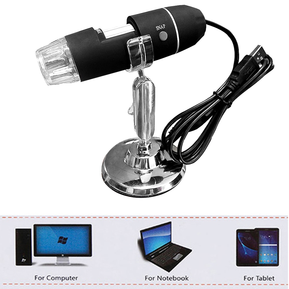 Digital Microscope Mega Pixels 50X-1600X 8 LED USB Microscope Microscopio Magnifier Electronic Stereo USB Endoscope Camera
