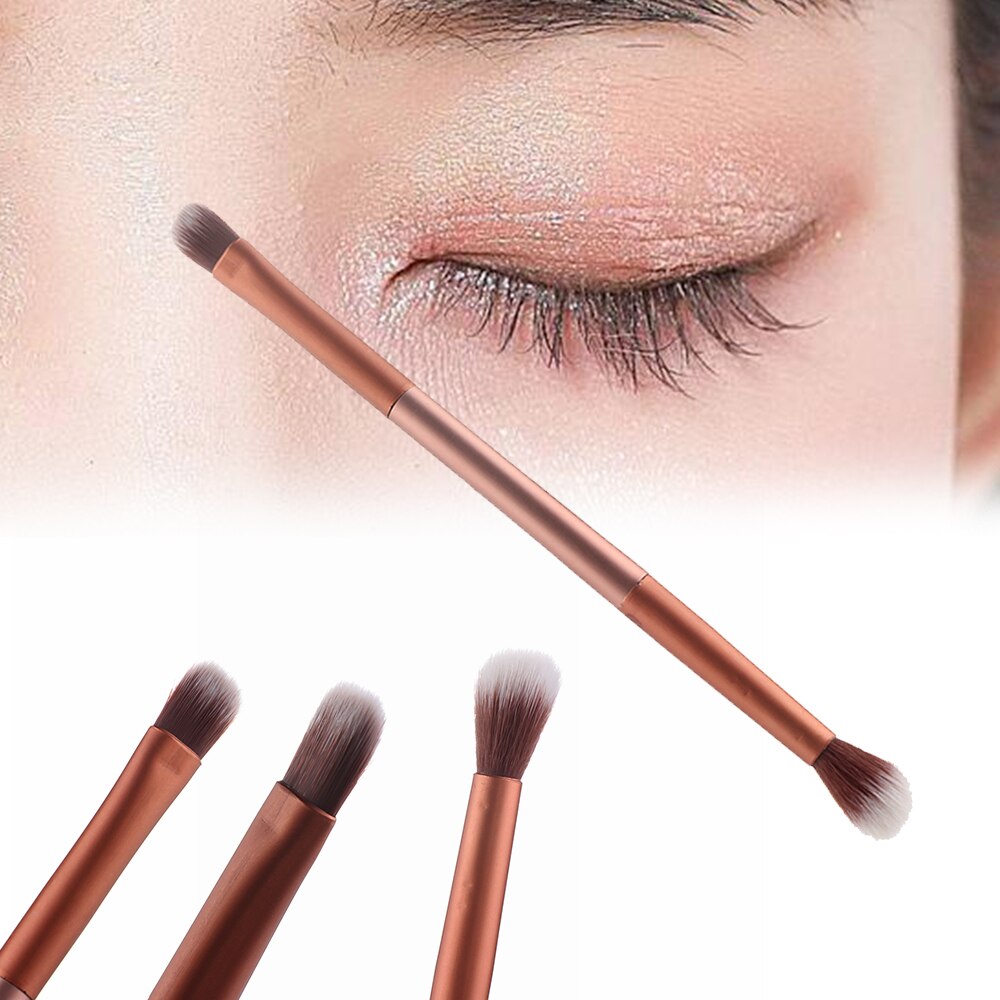 1 pc dubbele neusschaduwkwasten, multifunctionele make-upkwasten, concealer, blending, oogschaduw, poeder, foundation, make-upkwast
