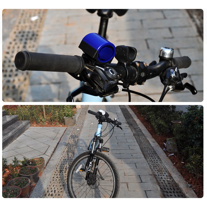 1 Piece Bicycle Bell Electronic Ultra-Loud Bike Horn Safety Bike Handlebar Alarm Ring Horn Useful Bicycle Accessories