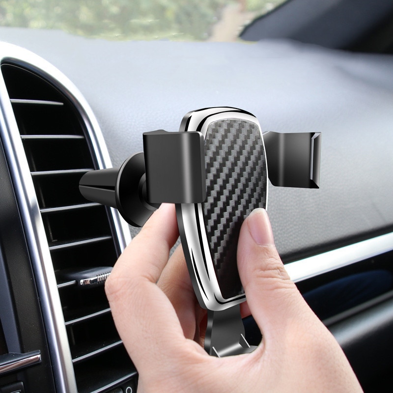 Supporto Del Telefono dell'automobile Anti-shake Air Vent Mount Phone Espositori E Alzate per il Mobile In Auto GPS Del Telefono Cellulare Staffa Universale presa Auto Supporto