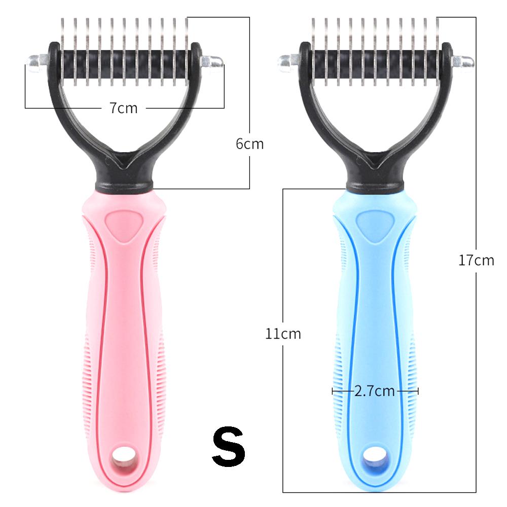 Huisdieren vacht knoop snijder borstel voor honden trimkam stalen haar kam hondenhaar borstel kattenkam huisdier haar verwijderaar voor dierenbenodigdheden