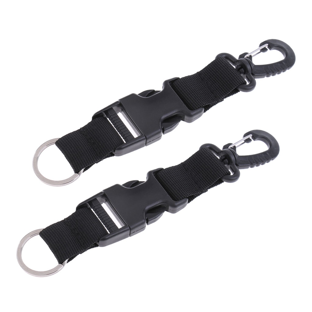 2pcs Quick Release Lanyard Holder Strap & Clip for Scuba Diving Snorkeling