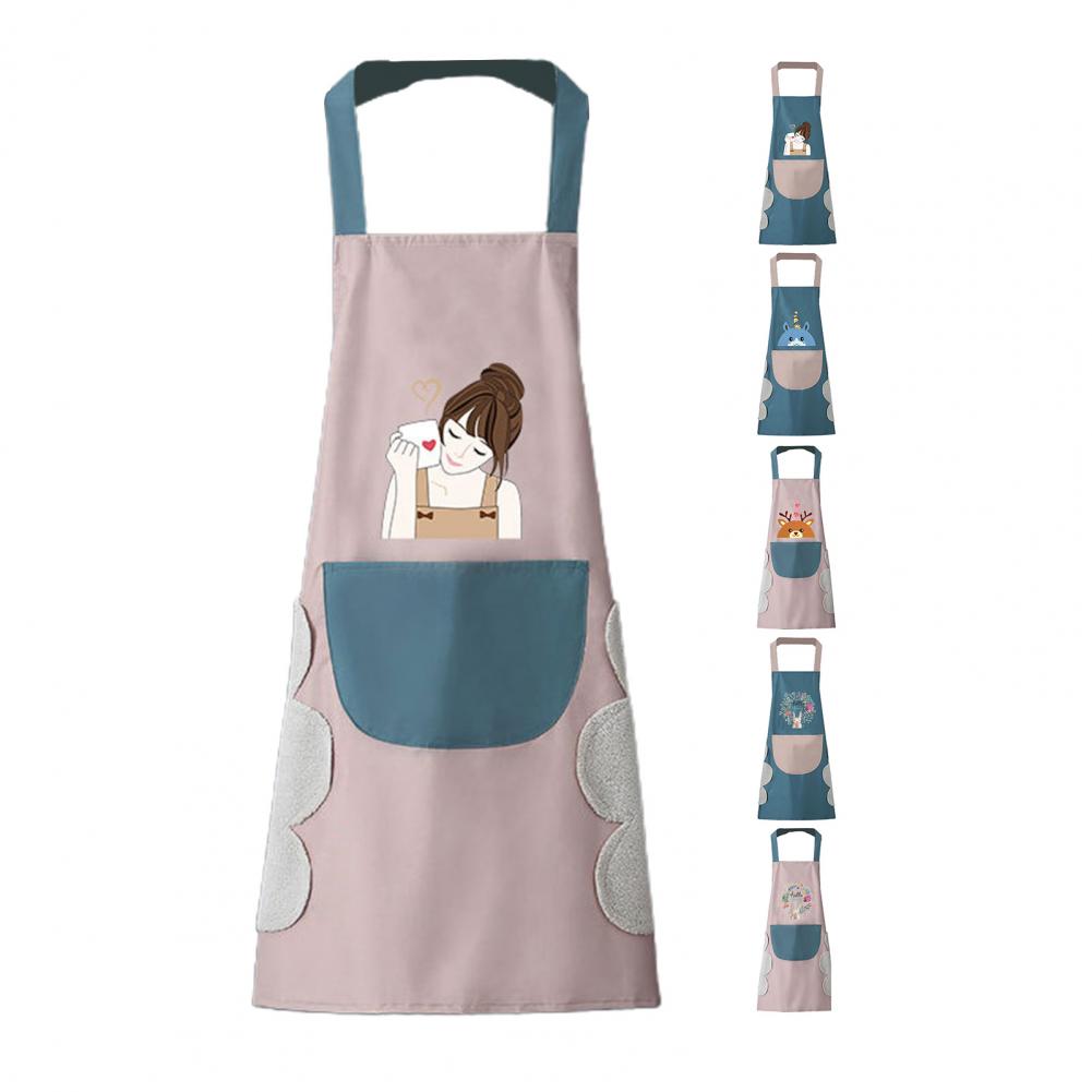 Anti-verformt Schürze mit Hand Spitze hoch Kochen Schürze Handtuch Einstellbare Schnalle Küche Schürze PVC Garten Schürze Kochen Gerät