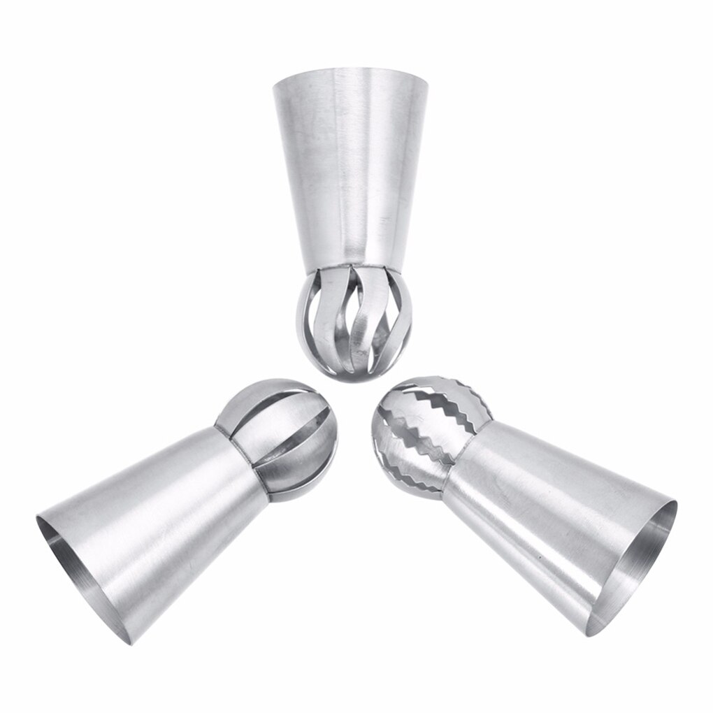 1 Pcs Russo Fiore Icing Piping Ugelli Consigli Cupcake Decorating Ugelli Tip Sfera Sfera Attrezzi Della Decorazione Della Torta Della Pasticceria Strumenti