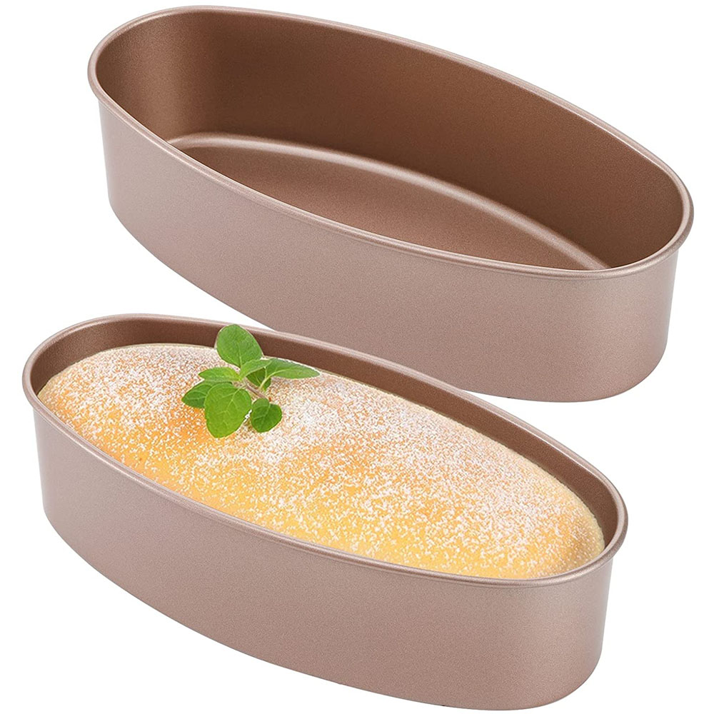 23 Cm Ovale Anti-aanbak Pannen Koolstofstaal Cakevorm Cheesecake Brood Brood Pan Bakvorm Pie Tin Lade Bakvormen Tool accessoires