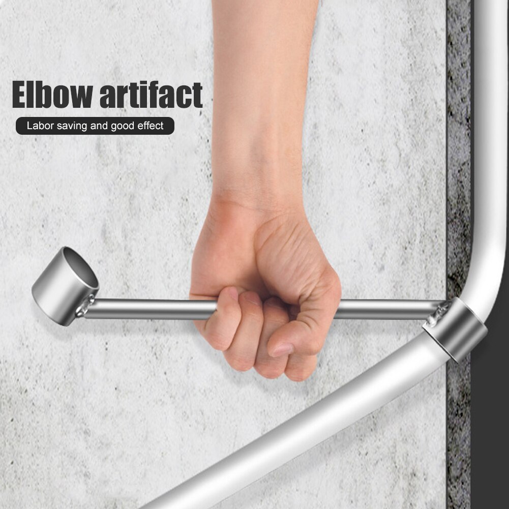 Practical No Dead Angle Labor Saving Bending Pipe Sleeve Plumbing Tool Durable Pre Embedded Universal Home Water Hose Thick