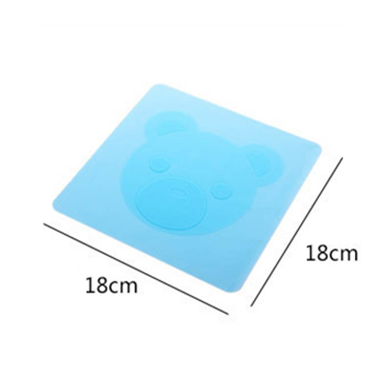 Zeer rekbare voedselverpakking met rekdeksel, schattige kleine beer, herbruikbaar, houdt voedsel vers, geschikt voor levensmiddelen, multifunctioneel, siliconen afsluitdeksel