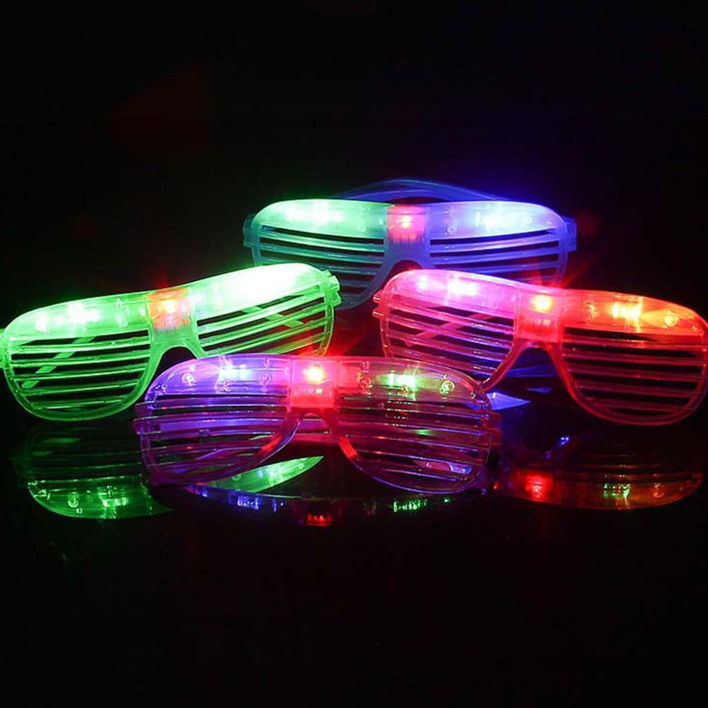 LED Blinkende Leucht Gläser glühend Auge Maske Blinkt Brille freundlicher Spielzeug glühen Party Liefert Weihnachten Neue Jahr Zufällige Farbe