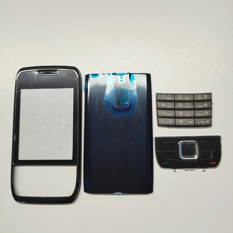 Kompletna Przednia Obudowa Klawiatury robić Nokia E66 N73 Tylna Pokrywa Baterii Wysokiej Jakości Obudowa Klawiatury