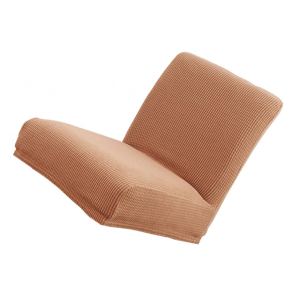 Jacquard stretch stol betræk slipcovers til lav kort ryg stol barstol stol: Brun