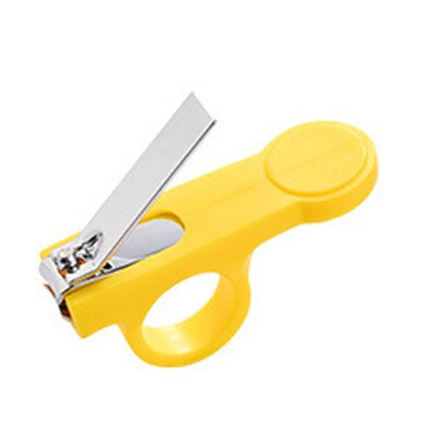 Children Safe Baby Nail Clipper Cute Newborn Infant Finger Trimmer Baby Clippers Scissors Baby Nail Care Nail Cutters: Yellow