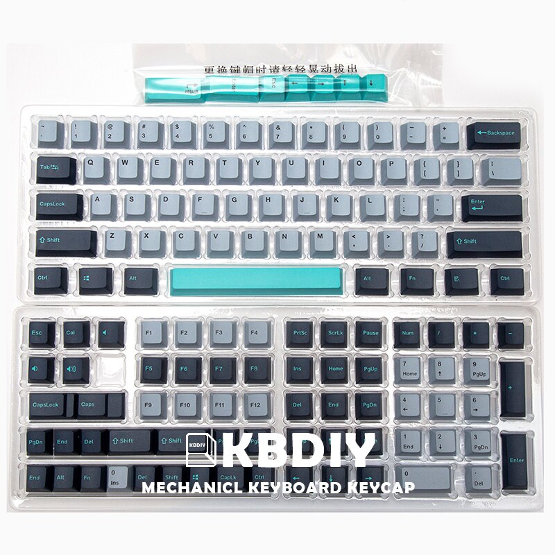 KBDiy Double Shot PBT Keycaps OEM Profile 135 Keys Hammerhead Custom GMK Keycap for DIY Mechanical Keyboard DYE-SUB 61 Key Caps