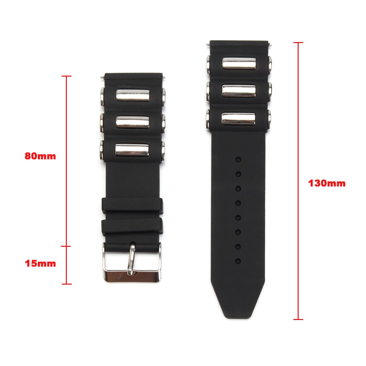 20/22/24/26mm Silikon Gummi Taucher Armband Strap Für Invicta-Ausflug 18202 Schwarz Männer der Armband Uhr Armband Ersatz