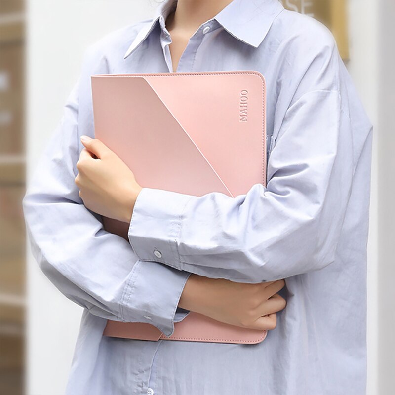 Portable Laptop Tablet Bag Business Office Ipad Waterproof Protective Case Women Men Briefcases Document Organizer Accessories